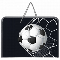 Папка для труда на молнии с ручками ПИФАГОР А4, 1 отд., пластик, органайзер, Ball kick, 272229