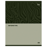 Тетрадь предметная 48л. BG "Single colour" - Литература, эконом