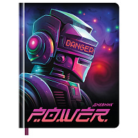 Дневник 1-11 кл. 48л. (твердый) BG "Power", иск.кожа, анимационная аппликация, печать, ляссе