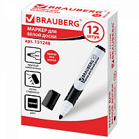 Маркер для белой доски BRAUBERG SOFT чёрный 5 мм  151248