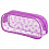 Пенал-косметичка BRAUBERG LUCENT на молнии, прозрачный, Butterfly, 272344