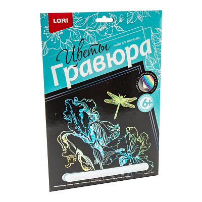 Гравюра Ирисы LORI