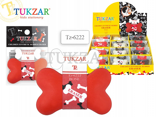Ластик детский фигурный Косточка TUKZAR