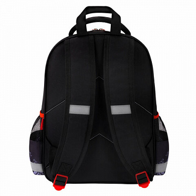 Рюкзак ПИФАГОР SCHOOL, 1 отделение, 3 кармана, Street race, 38x28х14 см, 273169