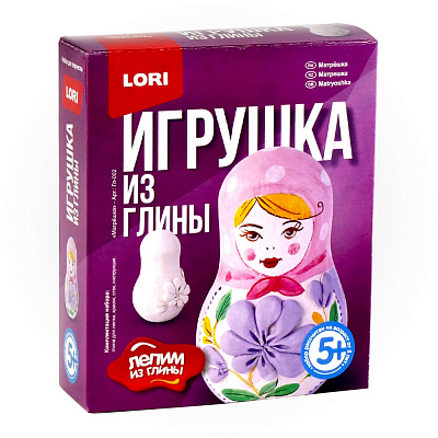 Игрушка из глины Матрешка LORI