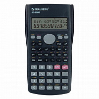 Калькулятор инженерный BRAUBERG SC-82MS (158х85 мм), 240 функций, 10+2 разрядов, темно-синий, 271721