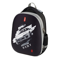 Ранец Först School Base "Street racing" 39*30*18см, 2 отделения, 2 кармана, анатомическая спинка