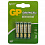 Батарейка GP Greencell AAA (R03) 24S солевая, BL4