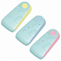 Ластики BRAUBERG ULTRA PASTEL, НАБОР 3 ШТУКИ, 57х24х15 мм, ассорти пастель, бирюзовый пластиковый держатель, блистер, 272689