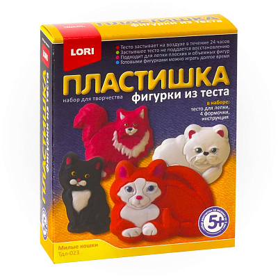 Фигурки из теста Милые кошки LORI  тдл023