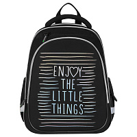 Ранец Berlingo Expert Light Pro "Enjoy the little things" 38*28*19см, 3 отделения, 2 кармана, анатомическая спинка