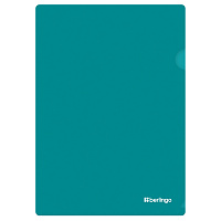Папка-уголок Berlingo "Soft Touch", А4, 200мкм, софт-тач, бирюзовая