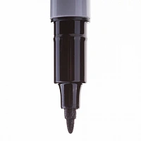 Маркер перманентный CROWN "Multi Marker Super Slim", ЧЕРНЫЙ, тонкий, 1 мм, P-505F