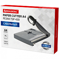 Резак сабельный BRAUBERG KATANA TSP-430, А4, на 30л, длина реза 300 мм, пластиковое основание, 532983