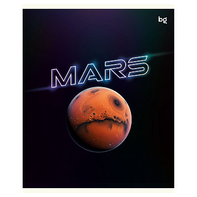Тетрадь 48л., А5, клетка BG "Mars", эконом