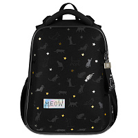 Ранец Berlingo Expert "MEOW Galaxy" 37*28*16см, 2 отделения, 2 кармана, анатомическая спинка
