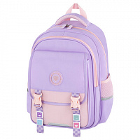 Рюкзак BRAUBERG SNAP, 2 отделения, 3 кармана, "Delicate lilac", 39х28х16 см, 272068