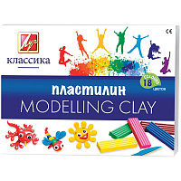 Пластилин Луч Классика 18 цветов 360 грамм  20С1330-08