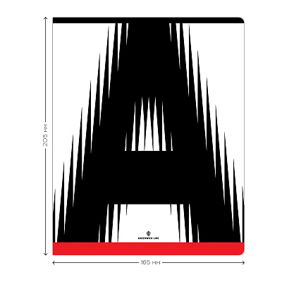 Тетрадь 48л., А5, клетка Greenwich Line "Distortion", матовая ламинация, 70г/м2