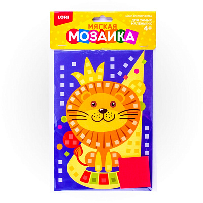 Мягкая мозайка малая Лев LORI