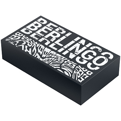Ластик Berlingo "Monochrome", прямоугольный, 45*25*10мм