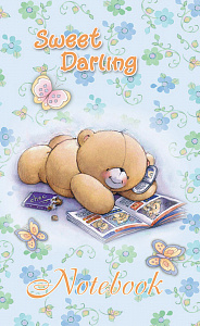 Блокнот на спирали А6 24 листа Тетрапром Sweet Darling обложка крафт  Б24М186