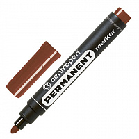 Маркер перманентный Centropen 8566 коричневый 2,5 мм  8566-11