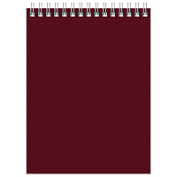 Блокнот А5 60л. на гребне BG "Для конференций", бордо