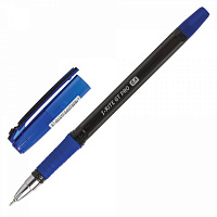 Ручка шариковая масляная с грипом BRAUBERG "i-Rite GT PRO", СИНЯЯ узел 0,4 мм