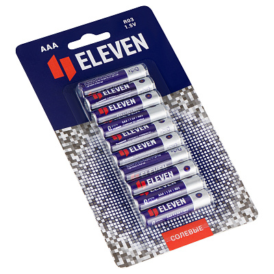Батарейка Eleven AAA (R03) солевая, BC10