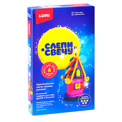 Слепи Свечу Домик теремок LORI  св025