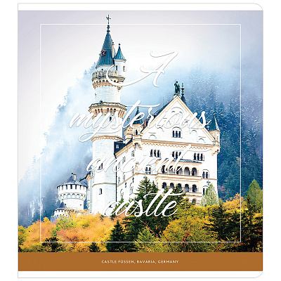 Тетрадь 96л., А5, клетка ArtSpace "Путешествия. Mysterious castle"