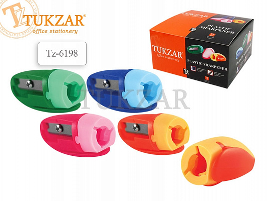 Точилка насадка на карандаш пластиковая TUKZAR TINY