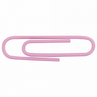 Скрепки BRAUBERG PASTEL 28 мм пастельные цвета, 100 штук, в пластиковой коробке, 27хх