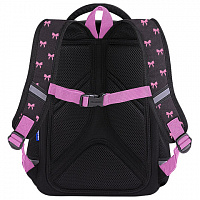 Ранец BRAUBERG LIGHT, 1 отделение, с брелком, "Chic bow", 36х26х13 см, 274386