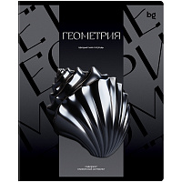 Тетрадь предметная 48л. BG "Темное стекло" - Геометрия, конгрев, твин-лак, 70г/м2