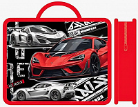 Папка детская пластиковая с ручками на молнии А4 Пчелка AUTOPARK  ПМ-А4-26