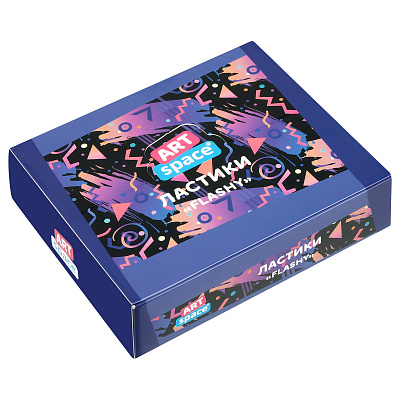Ластик ArtSpace "Flashy", прямоугольный, 26*18*8мм