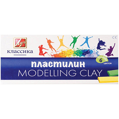 Пластилин Луч Классика  6 цветов 120 грамм  12С878-08
