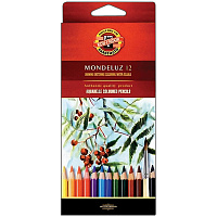 Карандаши цветные акварельные Koh-I-Noor Mondeluz 12 цветов  3716012001