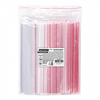 Пакеты ZIP LOCK "зиплок" ОЧЕНЬ ПРОЧНЫЕ, комплект 100 шт., 150х200 мм, ПВД 80 мкм, BRAUBERG EXTRA, 608177