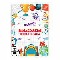 Листы-вкладыши для портфолио ШКОЛЬНИКА, 30 разделов, 32 листа, "МОЁ ПОРТФОЛИО", ЮНЛАНДИЯ, 129900