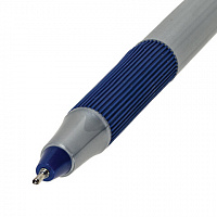 Ручки шариковые с грипом BRAUBERG "i-STICK POINT", НАБОР 10+2 ШТ, СИНИЕ, линия письма 0,35 мм, блистер,144025