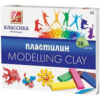 Пластилин Луч Классика 16 цветов 320 грамм  20С1329-08