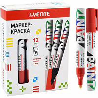 Маркер краска 2 мм КРАСНЫЙ deVENTE  5043001