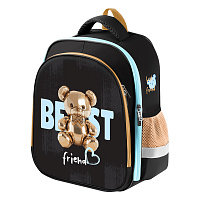 Ранец Först School Light "Best friend" 35*29*12см, 2 отделения, 2 кармана, анатомическая спинка