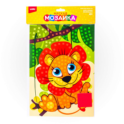 Мягкая мозайка большая Львёнок LORI  кэ012
