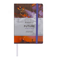 Записная книжка А6 80л. ЛАЙТ, кожзам, Greenwich Line "Power of nature", с резинкой, тиснение фольгой, блок в клетку