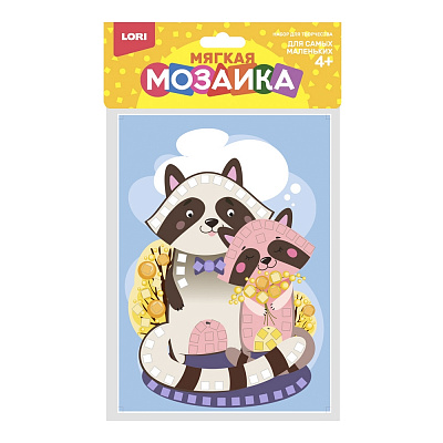 Мягкая мозайка малая Енотики LORI