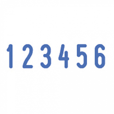 Нумератор ручной ленточный, 6 разрядов, оттиск 27х4 мм, TRODAT 1556, 54886